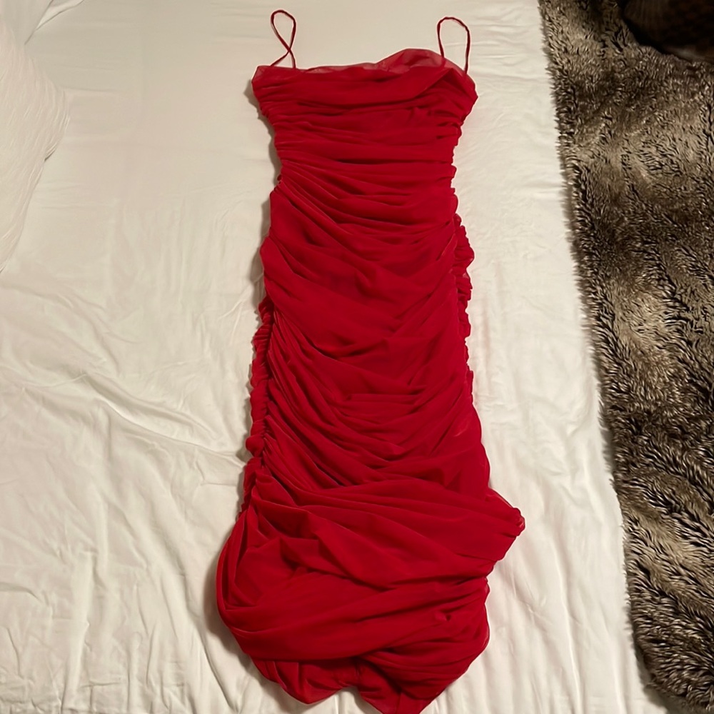 House of CB dress in red, size small